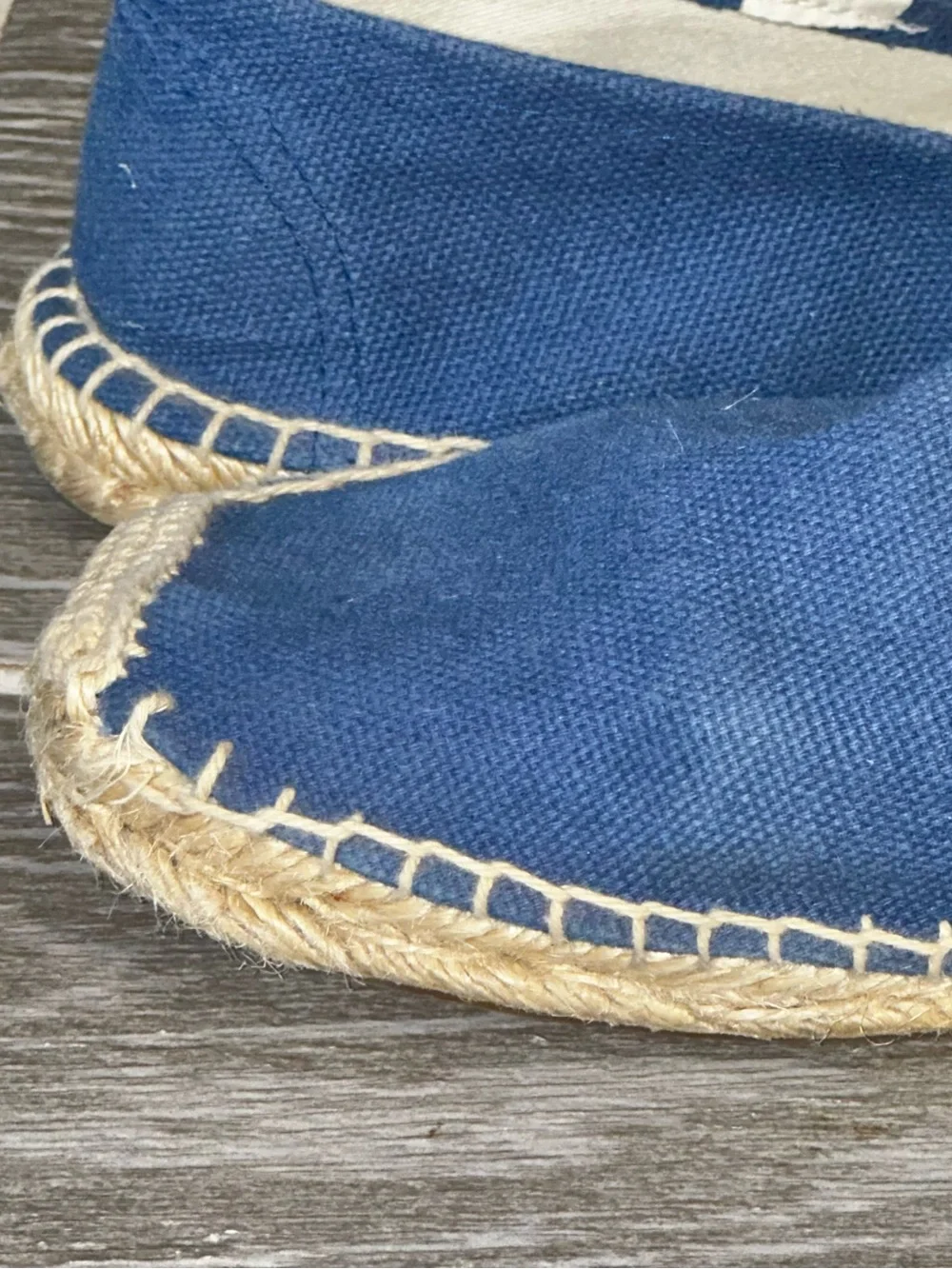 Soludos Navy Canvas Slip-On Espadrilles